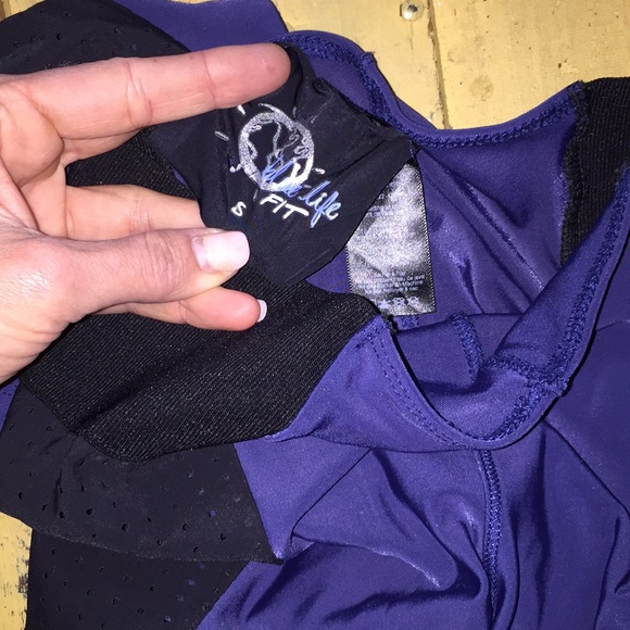 REVOLVE BLUE LIFE NAVY BLACK WORKOUT LEGGINGS S - Picture 5 of 10